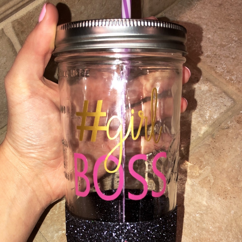 24 oz custom mason jar!